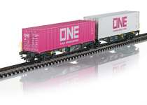 Märklin 47814 - H0 - Doppel-Containertragwagen Sggrss 80 ONE, Raillogix, Ep. VI